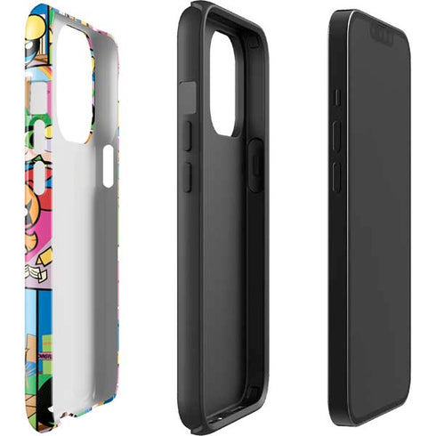 Cartoon Network Powerpuff Girls Patches iPhone 15 Pro Impact Case